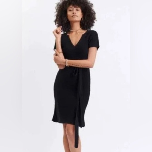 Mer|Sea Ixchel Black Knit Dress Size Medium NWT - Picture 2 of 14